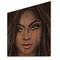Designart - Portrait of African American Woman I - Modern Print on Natural Pine Wood